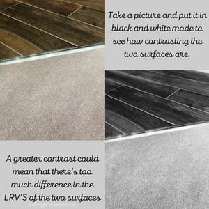 contrasting floors