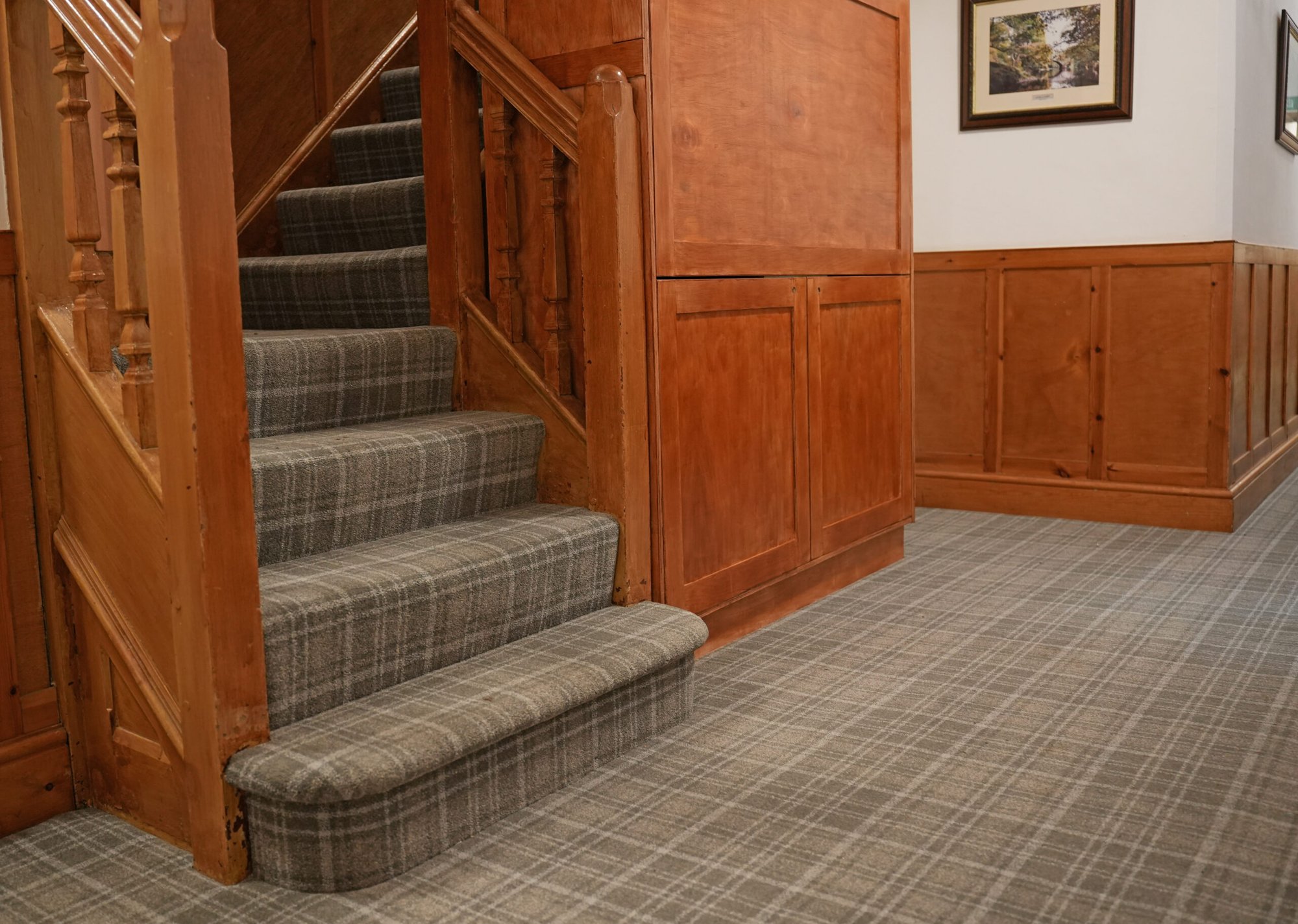 Oakwill Flooring installation at Craig-y-Dderwen Riverside Hotel. Image by Yoke Creative Agency